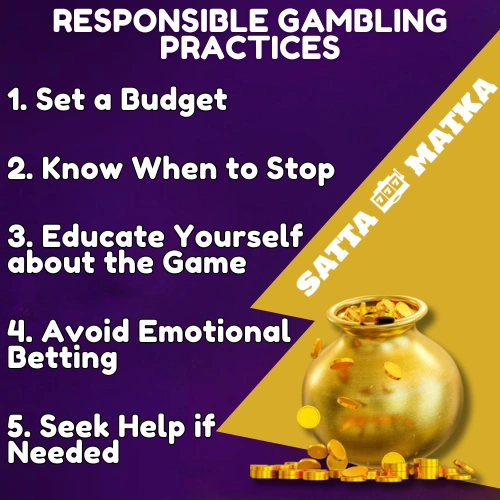 satta matka responsible gambling practices